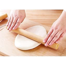 Cán Lăn  Bột /Cây Lăn Bột Bằng Gỗ 30cm 4