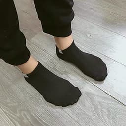 Tất nam nữ cổ ngắn, vớ nam 4 màu trơn cơ bản chất liệu cotton khử mùi kháng khuẩn 6