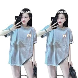[ Áo Thun MỎNG ] Áo thun cotton nữ Bình Dân cổ tròn vải mỏng nhẹ form rộng unisex -cáo thêu xinh -thuhoai009 7