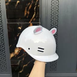 [ĐẠT CHUẨN AN TOÀN] Mũ Bảo Hiểm Cá Heo Nửa Đầu Nam Nữ Hot Trend Thời Trang Cute Kèm Charm Tên Gắn Mũ 9