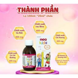 Neo Kids Growth (hộp150ml)  Siro ăn ngon, với sự kết hợp 19 Vitamin, khoáng chất giúp bé< EMELIA SHOP! 2