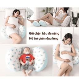 Gối Chặn Bầu Cánh Tiên Hổ Trợ Nâng Đỡ Bụng Bầu - Gối Cho Mẹ Bầu Giảm Đau Lưng Có Giấc Ngủ Ngon 2