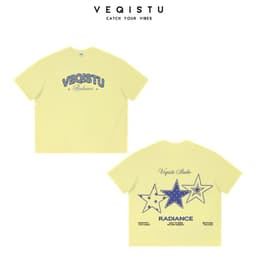 Áo Thun Local Brand VEQISTU " RADIANCE ", Áo Thun Boxy Form Rộng  250Gsm 100% Cotton 2 Chiều 6
