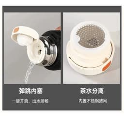Bình giữ nhiệt BOSS nhám inox 316 – 4 lớp giữ nóng lạnh 8-12h,600ML-800ML-1000ML, nắp kèm cốc tiện lợi,VOICON-[LA88] 3
