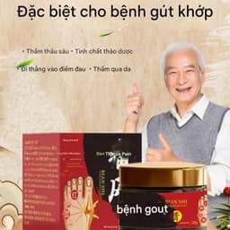 (Chính Hãng) Gút Khớp - Kem Xoa Giảm Đau Gout Axit Uric Giảm Sưng Chống Viêm Tăng Lưu Thông Máu An Toàn Dịu Nhẹ 30g 3