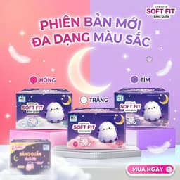Băng Vệ Sinh Nữ Dạng Quần Diana Soft Fit Size SM/ L-XL/ML 12 + 4 miếng - Siêu Mỏng 0.3cm 6