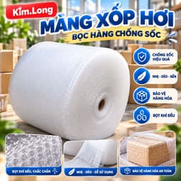 Xốp Chống Sốc Xốp Khí Nổ Đóng Gói Bảo Vệ Sản Phẩm 28x35x46cm, dài 100m  : 3