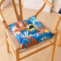 Đệm Ngồi Ghế 40x40cm Bông PP Mềm Êm Đệm Lót Ghế Ăn Văn Phòng Sofa Họa Tiết Hoa Lá Thú Cưng Dễ Thương 7