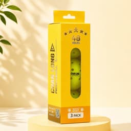 Box 3 Bóng Pickleball CHANLONG 48 Lỗ Vàng Bơ Chính Hãng, Bóng Outdoor Bền Đẹp, Nảy Đều, Chống Méo 2