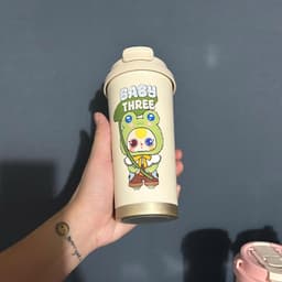 Bình Giữ Nhiệt Inox 304 Baby Three Cute Có Quai Xách 500ML - Bình Giữ Nhiệt Cho Bé 2