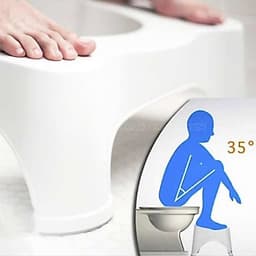 Ghế kê chân bồn cầu cho bé AMIZIN Ghế kê chân toilet chống táo bón chống trơn trượt Babee 4