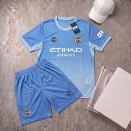Bộ Quần Áo Bóng Đá CLB Manchester City 26/27 - Vải Polyester Gai Thái Cao Cấp 4