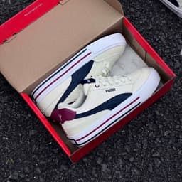 Giày Thể Thao PM Court Classic Vulcanized Formstrip (Vulc FS) Màu Kem Vải Canvas Clever Man Store 7