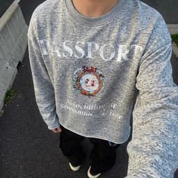 Áo Thun Tay Dài STRESSMAMA PASSPORT logo phông cotton nasa in 5D longtee boxy dáng rộng nam nữ LONGSLEEVE AM121 3