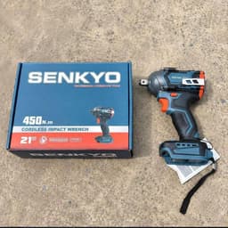 Thân máy siết bulong pin SENKYO BS-01, Lực siết 450Nm, Đầu bulong 2IN1 đa năng, Không chổi than 6