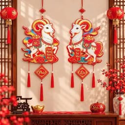 Set đôi khánh treo tết 2027 chúc mừng năm mới -may mắn-tài lộc 4