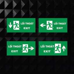 [Hỏa Tốc] Decal Dán Báo Hiệu "Lối Thoát - Exit" Hướng Dẫn An Toàn Chống Thấm Nước, Bền Đẹp 7