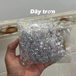 Chuỗi hạt lấp lánh đồ trang trí cây thông noel thêm rực rỡ 5