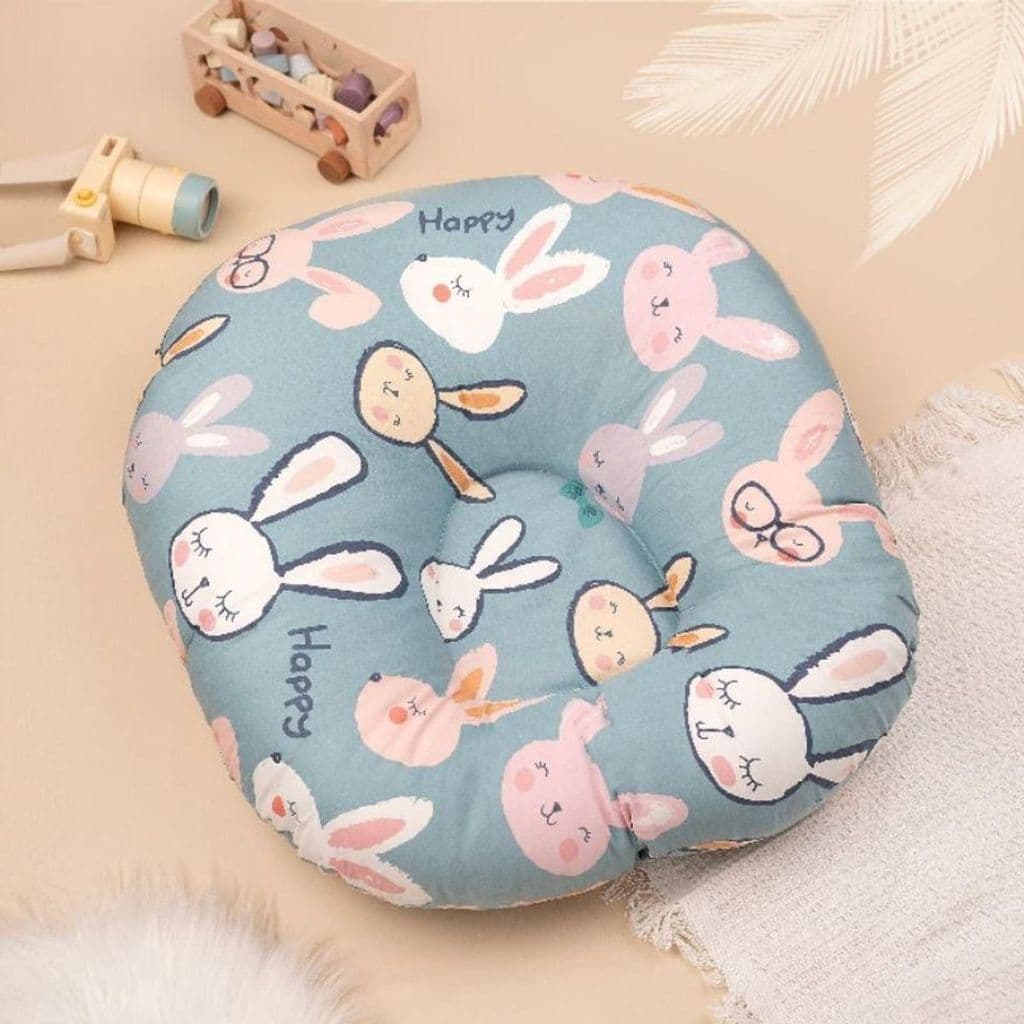 Gối Chống Trào Ngược Cho Bé - Gối Nằm Cho Bé Ti Bình Chống Trớ - Gối Chống Trào Có Vỏ Gối Cotton Tháo Rời
