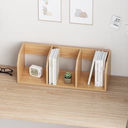 Kệ sách để bàn giá rẻ có thể sử dụng trên mặt bàn làm việc làm giá kẹp hồ sơ LUX06 3