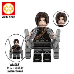 Minifigure Attack On Titan Đồ Chơi Lắp Ráp Mô hình Các Nhân Vật Truyện Tranh Attack on TiTan (WM6203) 8