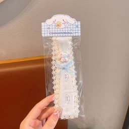Miếng Dán Tóc Mái Thêu Thú Cưng Sanrio Đáng Yêu Giúp Định Hình Tóc Con Cho Bé Gái 6