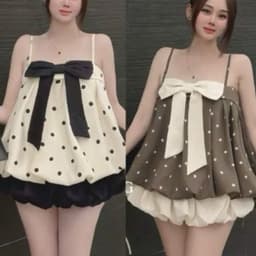 Áo Hai Dây Nơ Ngực Dáng Bí Mùa Hè Cho Nàng -- Sam botique 4