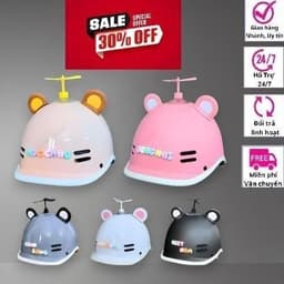 [ĐẠT CHUẨN AN TOÀN] Mũ Bảo Hiểm Cá Heo Nửa Đầu Nam Nữ Hot Trend Thời Trang Cute Kèm Charm Tên Gắn Mũ 5
