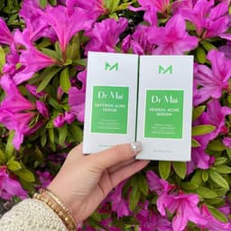 Combo hỗ trợ chăm sóc da mụn, thâm, cân bằng dầu thừa Sữa rửa mặt và Serum Dr Mai 7