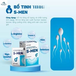 Bổ Tinh Trùng S-Men - Hỗ Trợ Cải Thiện Sức Khỏe Nam Giới, Tăng Testosterone,Sức Bền & Giảm Mệt Mỏi 3