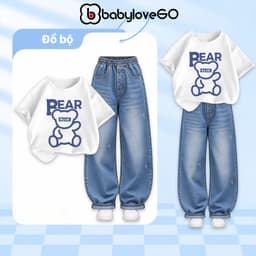 Đồ bộ bé trai BabyloveGO, set quần áo cho bé trai đi học, đi chơi phong cách Hàn Quốc 5