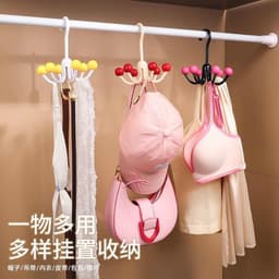 Móc treo đồ lót,Tất vớ đa năng 6 móc Móc phơi quần áo Tiết Kiệm Không Gian Nhà Ký Túc Xá 1