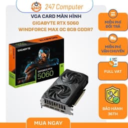 VGA Gigabyte RTX 5060 Windforce Max OC 8GB GDDR7 - Card Màn Hình Gaming 1