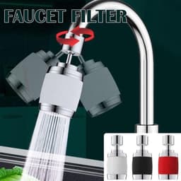 Vòi rửa bát lọc xoay 720 °, Đầu Vòi Hoa seᵰ Có Thể Xoay, 3 Chế Độ, Bộ Lọc Vòi Nước, Vòi Phun Nhà Bếp 3