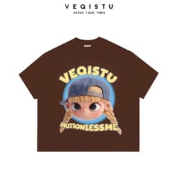 Áo Thun BOXY Local Brand VEQISTU "Baby", Áo Thun Boxy Form Rộng Unisex  250Gsm Cotton 6