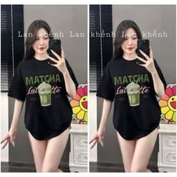 Áo thun Hàn Quốc thời trang, rộng rãi và in họa tiết độc đáo giả thêu siêu xinh ullzang -thoitrangthubio98 2