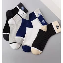 Combo 10 Đôi Vớ Ngắn Cổ [SP]Vải Cotton Cao Cấp Thấm Hút Mồ Hôi Chống Hôi Chân Màu Trắng Đen Xám Phù Hợp Đi Giày Thể Thao 9