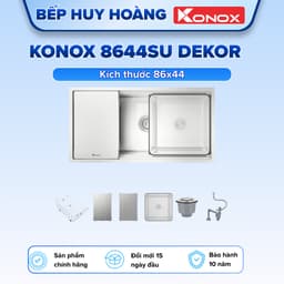 Chậu rửa bát Konox 8644SU Dekor 1