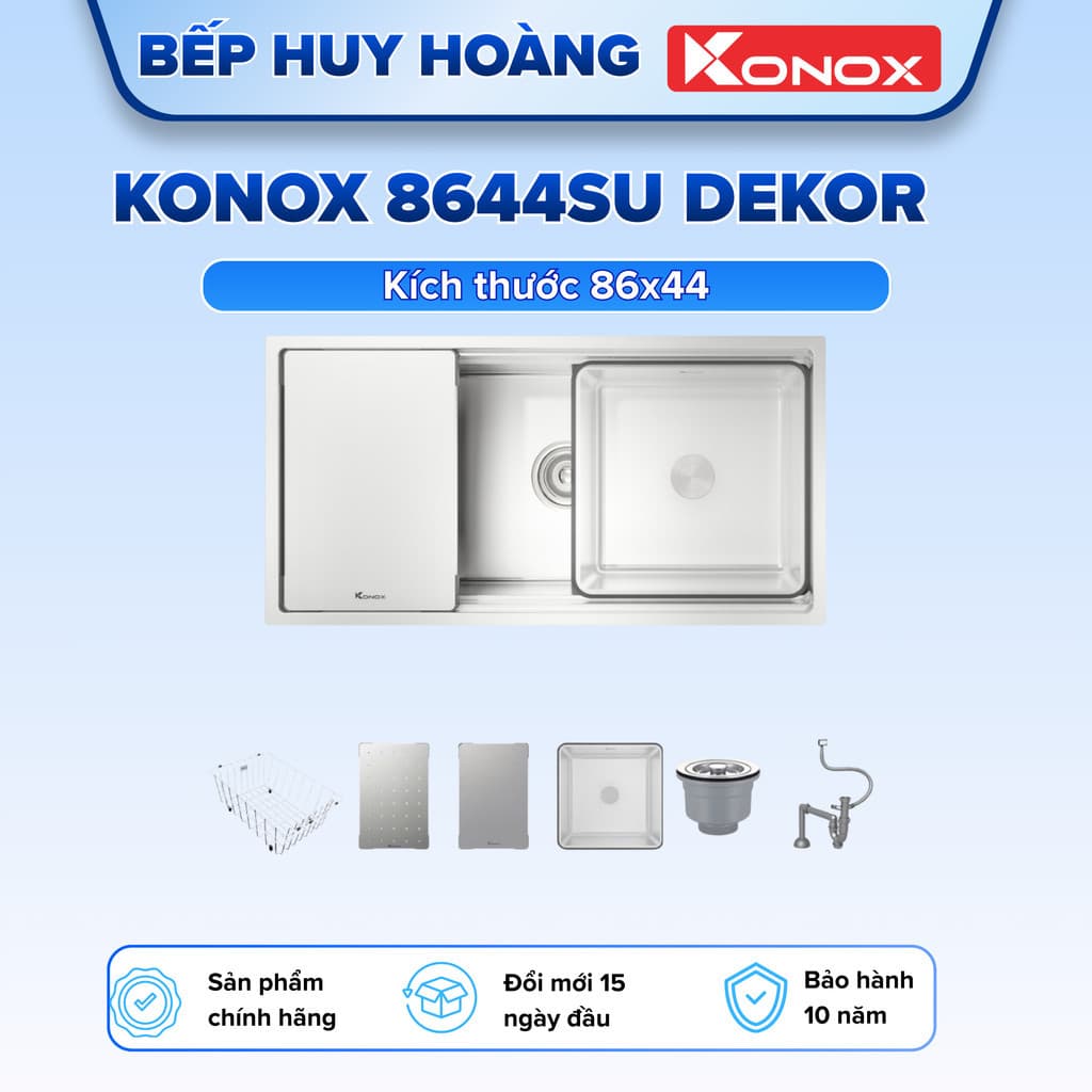 Chậu rửa bát Konox 8644SU Dekor
