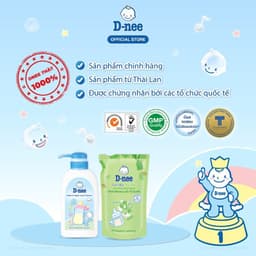 [CHÍNH HÃNG] NƯỚC RỬA BÌNH SỮA DNEE  - KHỬ KHUẨN 99.9%, KHÔNG CHẤT ĐỘC HẠI - TEM PHỤ ĐẦY ĐỦ 2