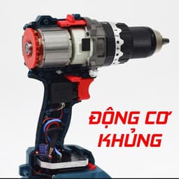 Máy Khoan Pin 3 Chức Năng BS BOSSUN BS-ID180PRO, Có Chống Lật Cổ Tay - Lực Siết 180NN, Đầu kẹp 13MM 8