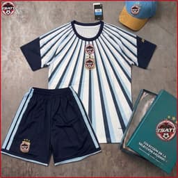 Bộ Quần Áo Bóng Đá Đội Tuyển Argentina Đấu Tập 26/27 - Vải Polyester Gai Thái Cao Cấp 1