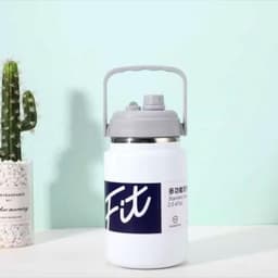 Bình Nước Giữ Nhiệt FIT Dung tích 2500ml/2000ml/1500ml - Miệng Rộng, Ống Hút, Đầu Rót, Tay Cầm Tiện Lợi 7