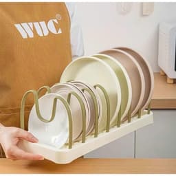 Kệ Để Nắp Nối,Sắp Xếp Đĩa Nhiều Ngăn,Khung Chắc Chăn GIúp Đỡ Ổn Định Giúp Sắp Xếp Nhà Bếp Gọn Gàng Hơn -  VOICON-[NHI99] 7