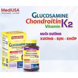 MediUSA Glucosamine Chondroitin Vitamin K2 - Hộp 60 Viên hỗ trợ sức khỏe xương khớp. TAOTAOSHOP123 6