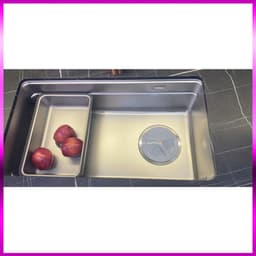 Chậu Rửa Bát Nobinox Arvo V676 | Vân Vải Chống Xước | Kích thước 76x43cm 6
