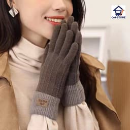 Găng tay len nam nữ cảm ứng Bao tay len cảm ứng sử dụng thuận tiện khi thao tác trên điện thoại QM-STORE 2