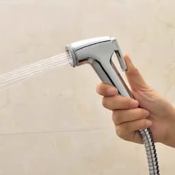 Bộ Vòi Xịt Rửa Nhà Vệ Sinh (Đầu xịt + Dây + Chốt gài)( Bách tạp hóa hỗn hợp 86) 2