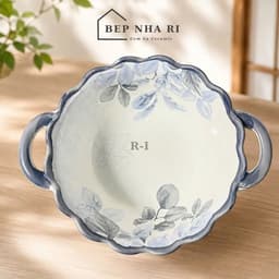 Bộ Bát Đĩa Gốm Sứ Diệp Hồng CƠ BẢN Vẻ Đẹp Tinh Khôi Trong Từng Chiếc Lá Dùng Cho Bữa Ăn Gia Đình 5