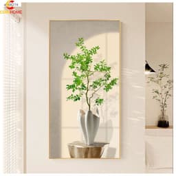 Tranh Decan 3D CoriHome Chậu Cây Xanh Dán Tường  (0.6m x 1.2m) 6